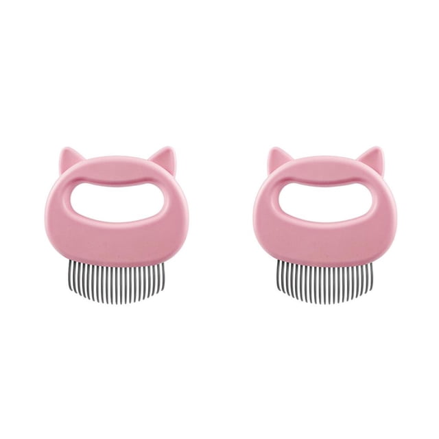 Methold Suministros para mascotas, peine para gatos, cepillo para el pelo en forma de concha, pelos sueltos, mango Adorable, accesorios de aseo Type8 NO8