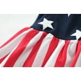 thumbnail image 4 of FEDPOP 4th of July Dresses for Toddler Girls Summer Sleeveless Dress 6T, 4 of 6