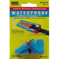 Medium Aqua/Red Waterproof Wire Connector (5-Pack)