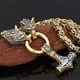 thumbnail image 3 of Sonducket Acero inoxidable fácil de combinar con otros accesorios Collar de moda para hombres Collar masculino Ropa, zapatos y accesorios Miscelánea Como se muestra 60 cm, 3 of 6