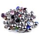 thumbnail image 5 of 10 Uds. Anillos para ombligo de cristal de acero quirúrgico, piercing para el ombligo, joyería para el cuerpo naval, 5 of 5