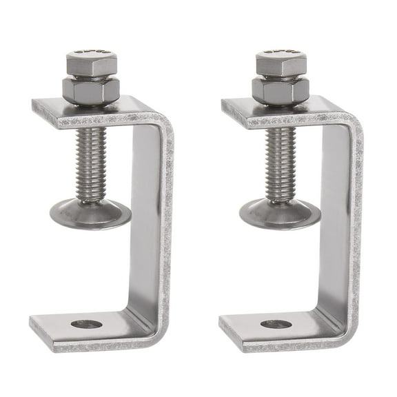 C Clamp 304 Stainless Steel C Clamps for Woodworking 2.6" / 65mm 2packs