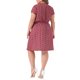 thumbnail image 3 of GRACE & GRANDEUR Vestido de Verano para Mujer Talla Grande con Mangas Cortas y Escote en V, Vestido Midi Floral 3X Rojo, 3 of 6