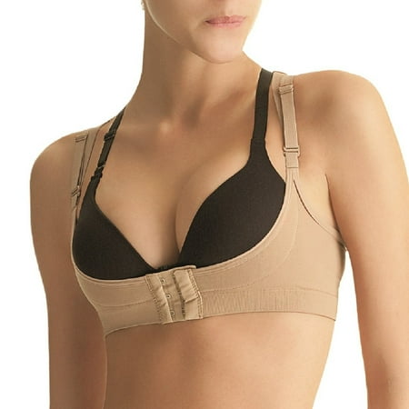 

Scala Women s Shapewear Anti-Cellulite Posture Bra BioPromise Beige Large