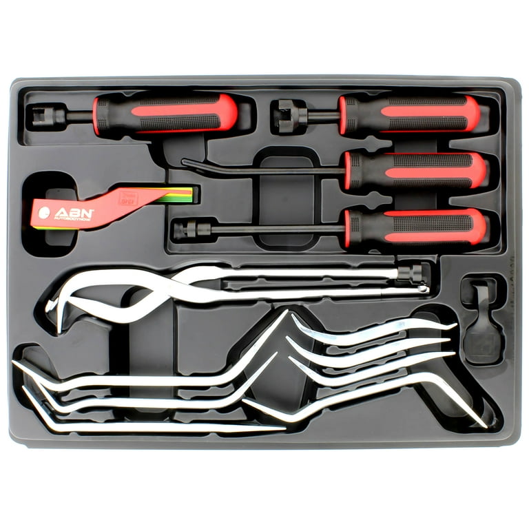 ABN Brake Drum Tool Kit 15 Pc w Spring Pliers Brake Spring