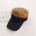 thumbnail image 1 of Gorra de béisbol con peluca para hombre y mujer, gorro de hip hop con visera, Primavera, otoño e invierno, frío y cálido, S66, 2022 Fivean unisex, 1 of 2