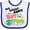 White and Royal, variant on Inktastic My Great Aunt is out of This World Boys or Girls Baby Bib
