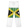 thumbnail image 3 of Unisex Retro Jamaica Flag Women's Pajamas Pajama Pants Women's Sleepwear Lounge Sleep Bottoms Stretch with Pockets, 3 of 7