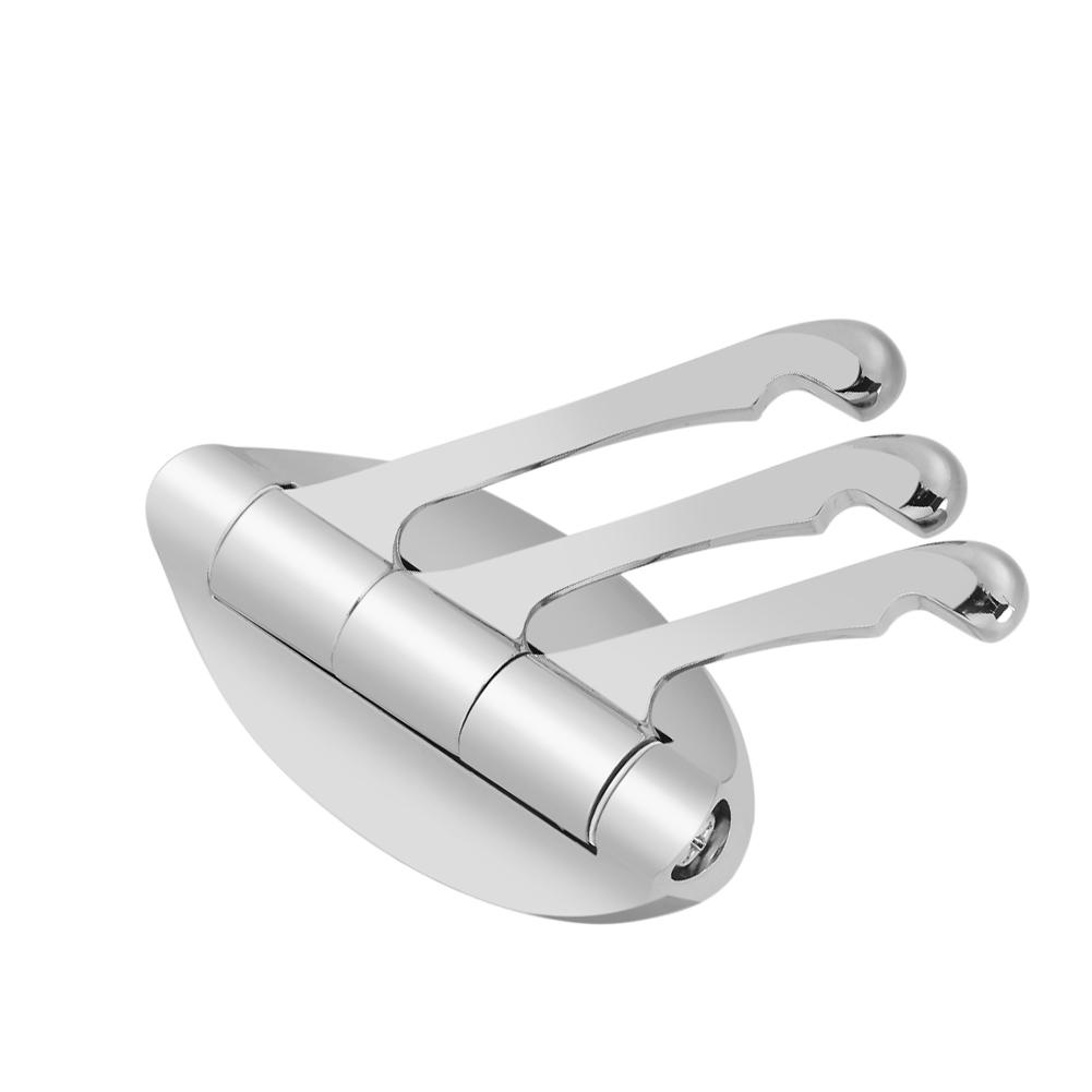 Tebru Swivel Hook,Bedroom Bathroom Swivel Hook Three Arms Towel Clothes