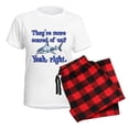 thumbnail image 5 of CafePress - Scared Sharks Women's Light Pajamas - Women's Short Sleeve Print T-Shirt and Pants Light Cotton Pajama Set, 5 of 7
