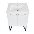 thumbnail image 4 of Annecy 24 Single, Glossy White, Two Doors, Bathroom Vanity, 4 of 12