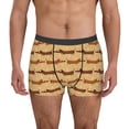 thumbnail image 2 of Bingfone Dachshund Dog Puppy Men's Underwear - Casual Stretch Boxer Briefs-Small, 2 of 7