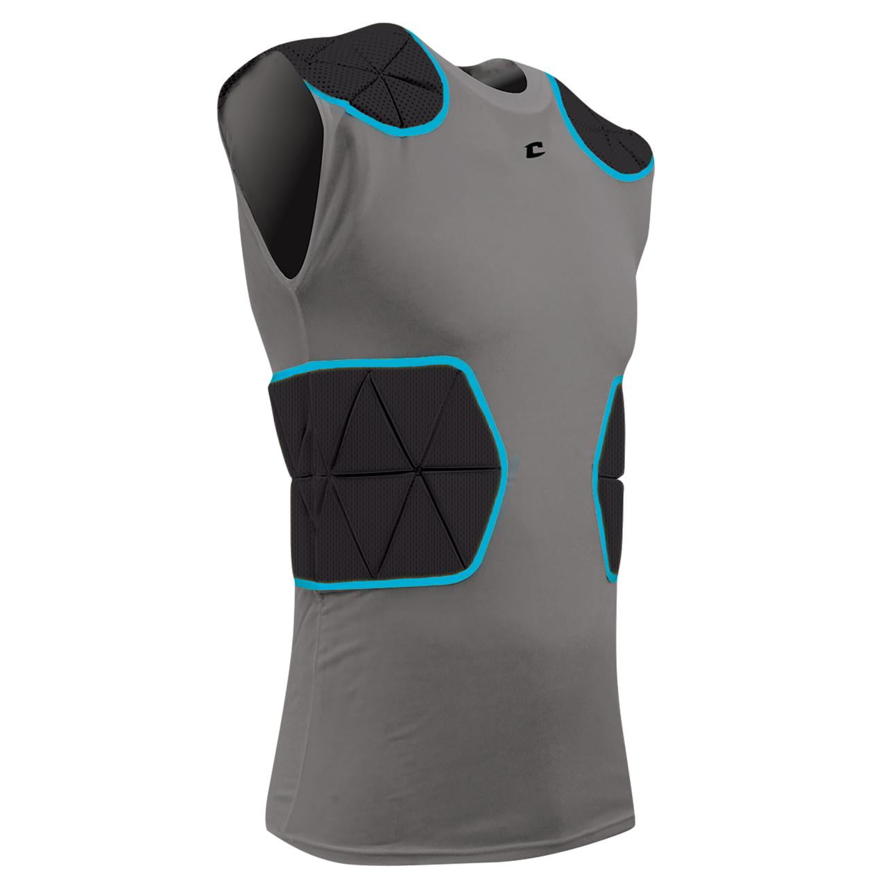 By EliteTek Compression Shirt CPS14 Youth & Adult Sizes Padded All Sports 