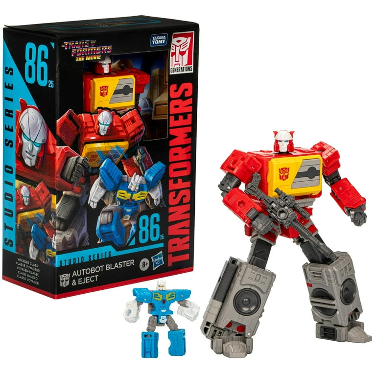 Transformers Studio Series 86-25 Autobot Blaster & Eject - Voyager Transformers Studio Series 86-25 Autobot Blaster & Eject - Voyager