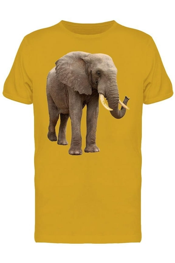 Walking, African Elephant T-Shirt Men -Image by Shutterstock, Male x-Large