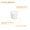 thumbnail image 3 of 36Pack 6mm(15/64") Plastic Hole Plugs Panel Flush Type Knockout Locking Plugs, White, 3 of 6
