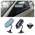 thumbnail image 3 of Universal Mirrors Racing Rearview Mirror, Blue Glass And Carbon Fabric Surface, 3 of 8