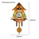 thumbnail image 4 of Reloj de cuco antiguo de madera, casa de pájaros, reloj de pared, decoración del hogar, reloj de cuco colgante, péndulo con campana oscilante automática, decoración del hogar, 4 of 5