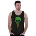 thumbnail image 5 of Cool Melting Skull Ice Cream Cone Tank Top T Shirts Men Women Brisco Brands M, 5 of 5