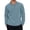 Blue, variant on Long Sleeve Golf Shirt Men Mens Knit Shirts Notch Neck Breathable Soft Casual Lightweight Solid Color Tops