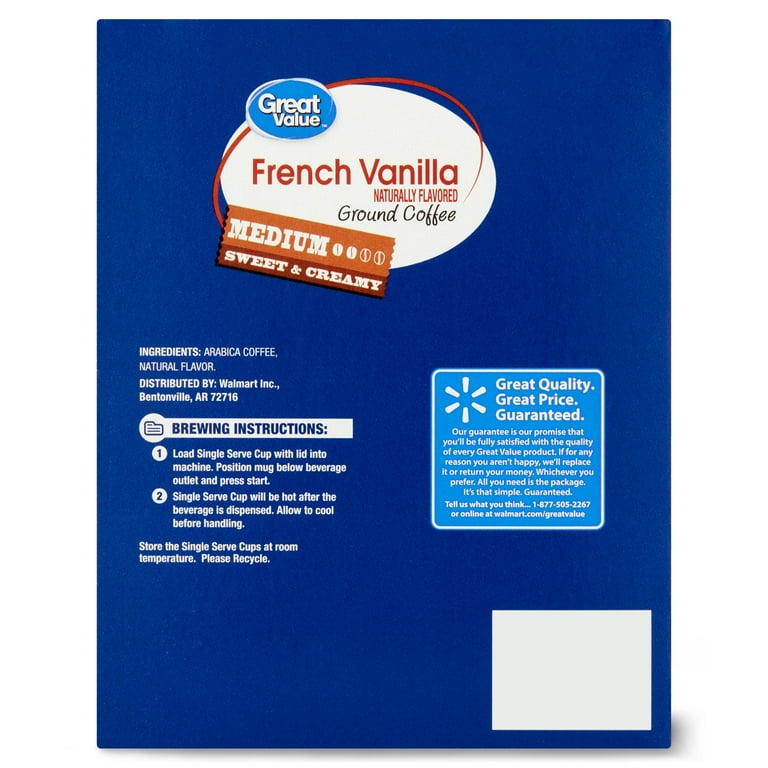 Great value french vanilla k cup hotsell