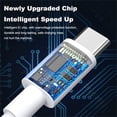 thumbnail image 5 of Cable USB tipo C 10A, Cable de datos de carga súper rápida de 120W, Cable USB de teléfono para Huawei P40 Honor Xiaomi Samsung, Cable de cargador rápido, 5 of 5