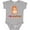 AC-Heather Grey, variant on I Love Hamsters Boys or Girls Baby Bodysuit