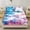 Blue Tie Dye, variant on Jiueut Blue Tie Dye Print Bed Sheet Set of 3, Easy to Clean Bedroom Sheet Set Standard Comfortable Pillow Case for Women Men, King Size