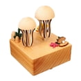 thumbnail image 4 of Wooden Jellyfish Music Box Decor Tabletop Ornament Cute Electric Music Boxes for, 4 of 9