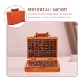 thumbnail image 4 of Boîte de Collection Stone Boîte en Bois de Collection Crystal Boîte Organisatrice à Compartiments Crystal, 4 of 8