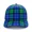 Green & Blue & Black, variant on Scottish Tartan Trucker Cap, Blue & Green Checkered Pattern Adjustable Unisex Dad Hat for Preppy & Casual Wear