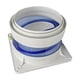 thumbnail image 5 of Amortiguador de tiro trasero de 6 pulgadas, brida de ventilación resistente a los olores, tamaño de conducto compatible: 6"-7", válvula de retención Sunnimix amortiguador de contracorriente, 5 of 8