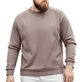 thumbnail image 3 of Chiccall Mens Big Tall Sweatshirt Oversized Crew Neck Long Sleeve Pullover, 3 of 7