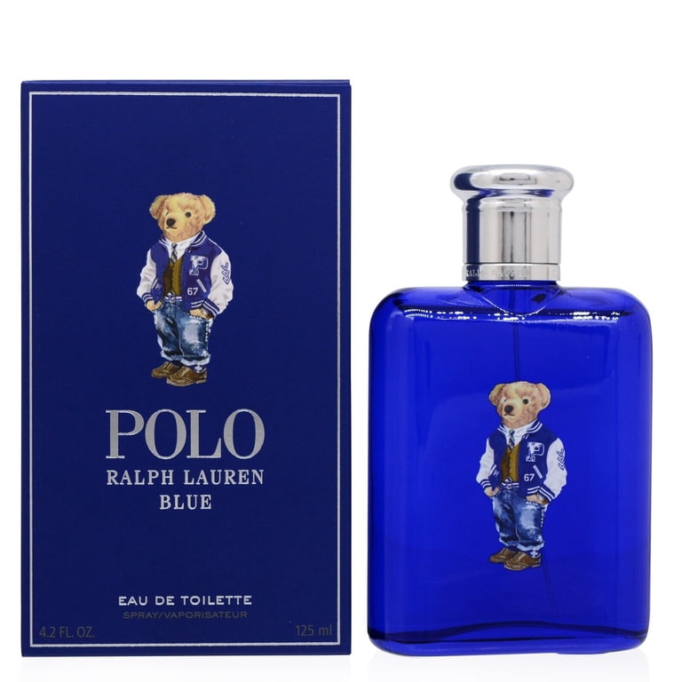 Ralph Lauren Men's Holiday Bear Edition Polo Blue Perfume, 4.2 Oz