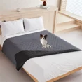 thumbnail image 4 of Water Repellent King Size Bed Sheet Cover Washable Mattress Protector Kids Pet Dog Cat Urine Bed Bedspread Pads Mat Bedroom (A1 Bedspread Pads,200x200CM 2XL), 4 of 7