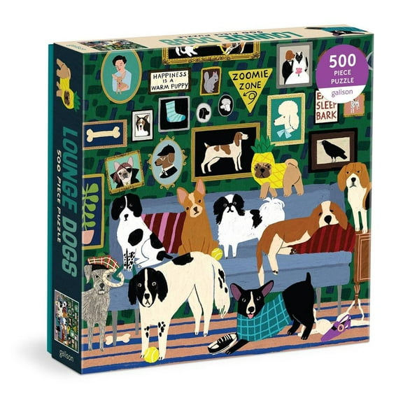 LOUNGE DOGS 500 PIECE PUZZLE