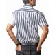thumbnail image 5 of Camisa Hombre Casual Rayas Grises - Blanca Lisa Moon & Rain, 5 of 7