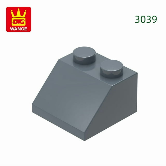 94Pcs/Lot 3039 Inclined 2x2 Building Blocks Moc Slanted Parts Compatible with Bricks DIY Children Toys Assembly Gift Box 73.Dark Bluish Gray about 94pcs