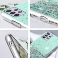 thumbnail image 5 of for Samsung Galaxy A53 Case Clear Glitter Aesthetic Pink Samsung A53 Phone Case Silicone Transparent Shockproof Soft Cover Thin (Samsung A53 5g, Green), 5 of 14