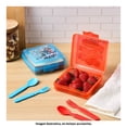 thumbnail image 4 of Contenedor Disney Princesas de Plástico con Cuchara y Tenedor para Lunch, 4 of 4