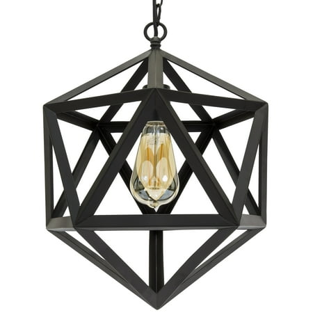 Best Choice Products 12in Industrial Wrought Iron Chandelier Light Fixture for Home, Dining Room, Cafe,