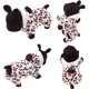 thumbnail image 3 of Bienvenido mascota perro gato ropa linda de felpa disfraz con estampado de leopardo ropa de dormir mantener caliente diseño con capucha para otoño e invierno, 3 of 8