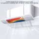 thumbnail image 5 of Ventilador para parabrisas, aislante de aire, montaje en pared, universal, resistente al viento, colgante, metal, para coche, para exteriores, para camping, ajustable, 180cm, 5 of 8