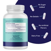 PQQ 20mg (Pyrroloquinoline Quinone) (240 Vegetarian Capsules) (120 x 2) - No Stearates - Vegan - Non GMO - Gluten Free