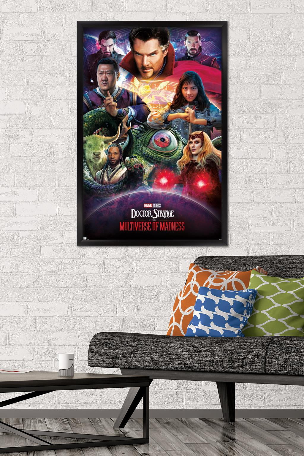 Marvel Doctor Strange in the Multiverse of Madness - Amazing Wall Poster, 22.375" x 34" Framed