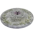 thumbnail image 2 of Home & Garden Butterfly Stepping Stone Polyresin Yard Decor Flowers 18367, 2 of 3