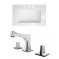 thumbnail image 1 of American Imaginations 23.75-in. W 1 Hole Ceramic Top Set In White Color AI-15714, 1 of 1
