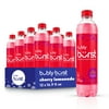 bubly burst Sparkling Water Beverage, Cherry Lemonade, 16.9 fl oz Bottles (12 Pack)