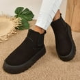 thumbnail image 5 of POROPL Winter Snow Boots for Women Ankle Winter Flat Warm Shoes,Womens Boots Size 8.5, 5 of 5