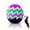 D, variant on Silent Crocheted Dog Ball Toy, Interactive Chew Toy for Small Medium Dogs, Anxiety Relief, Teeth Cleaning, Indoor Outdoor Play, Soft Quiet Stress Reduction C